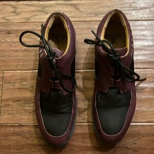 John Fluevog  Future Round Toe Leather Bodden Shoes Size 7